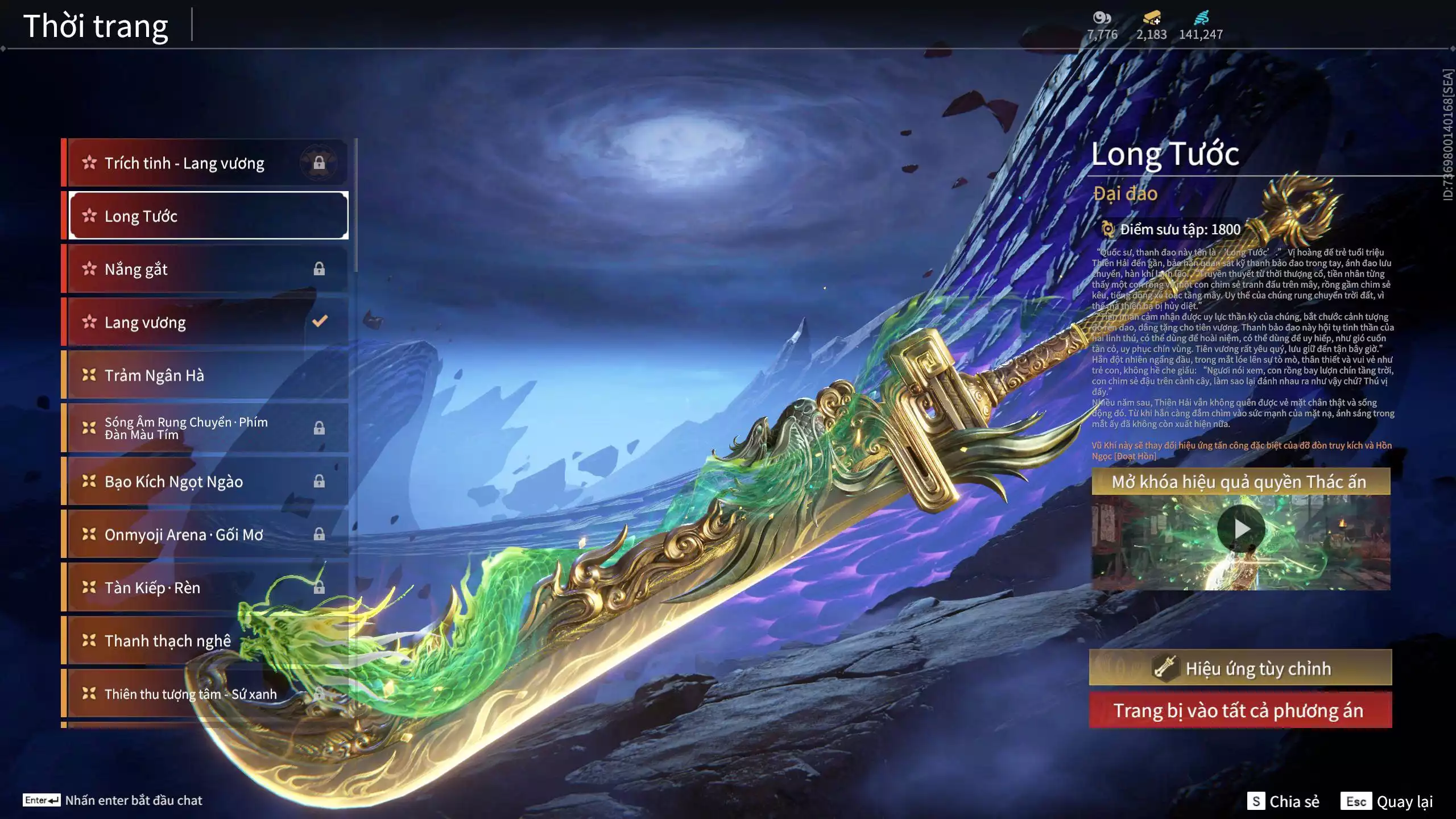 Ảnh Acc 670: *** sẵn 2183 vàng***