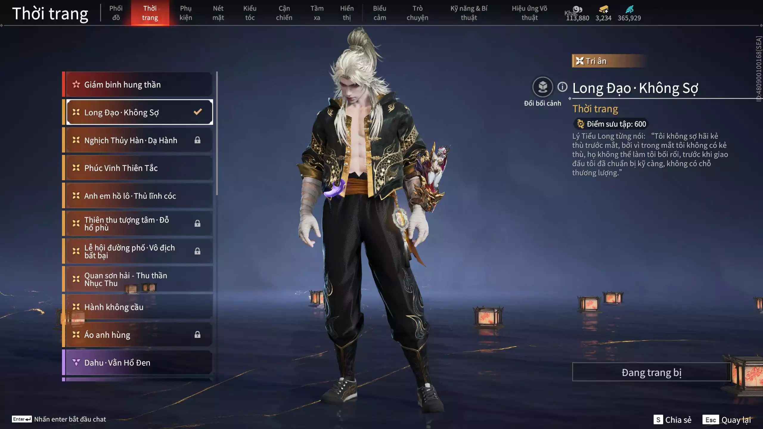 Ảnh Acc 609: ***Acc Vip-Sẵn 3200 Vàng***