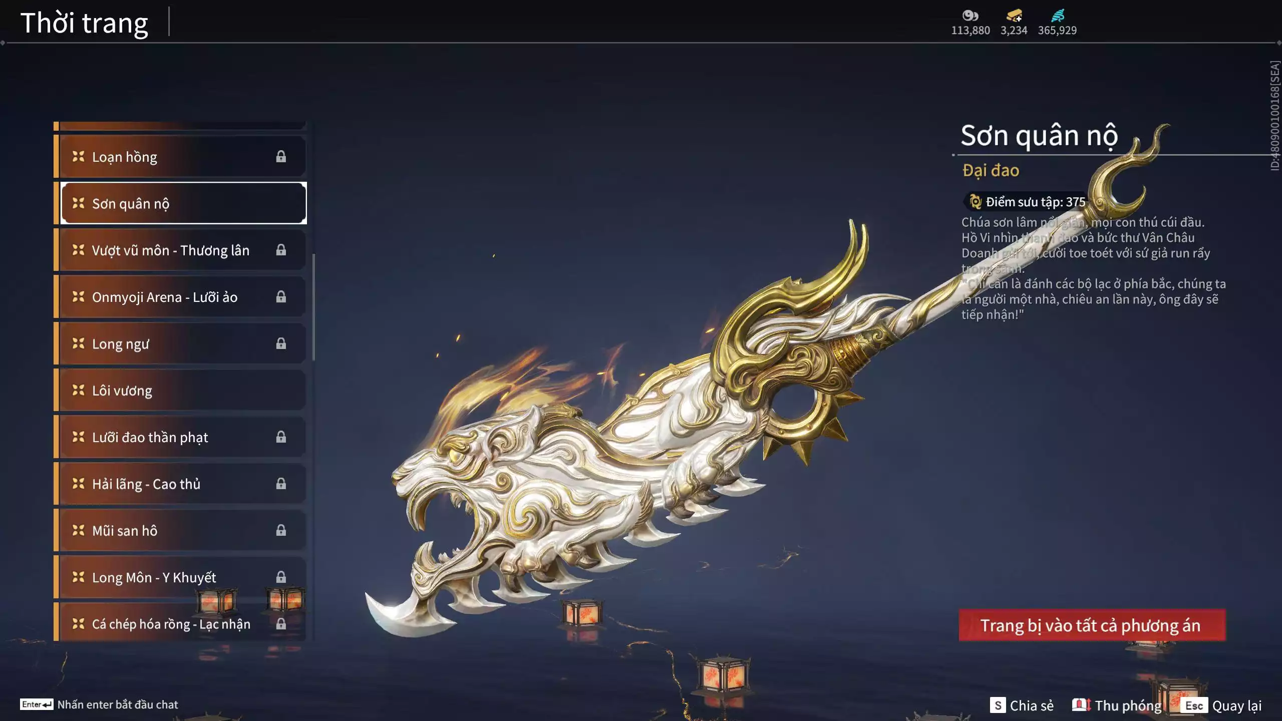 Ảnh Acc 609: ***Acc Vip-Sẵn 3200 Vàng***