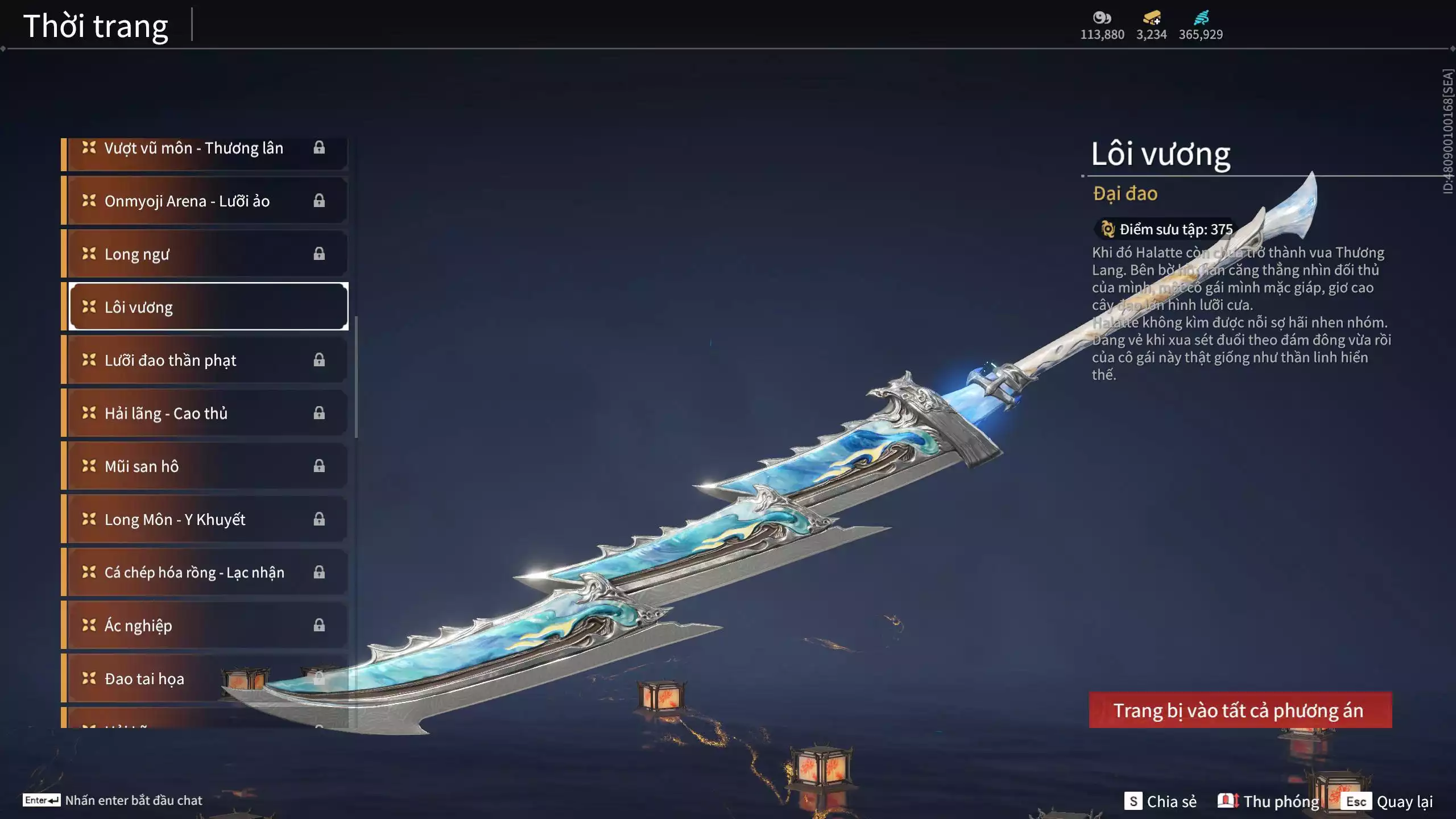 Ảnh Acc 609: ***Acc Vip-Sẵn 3200 Vàng***