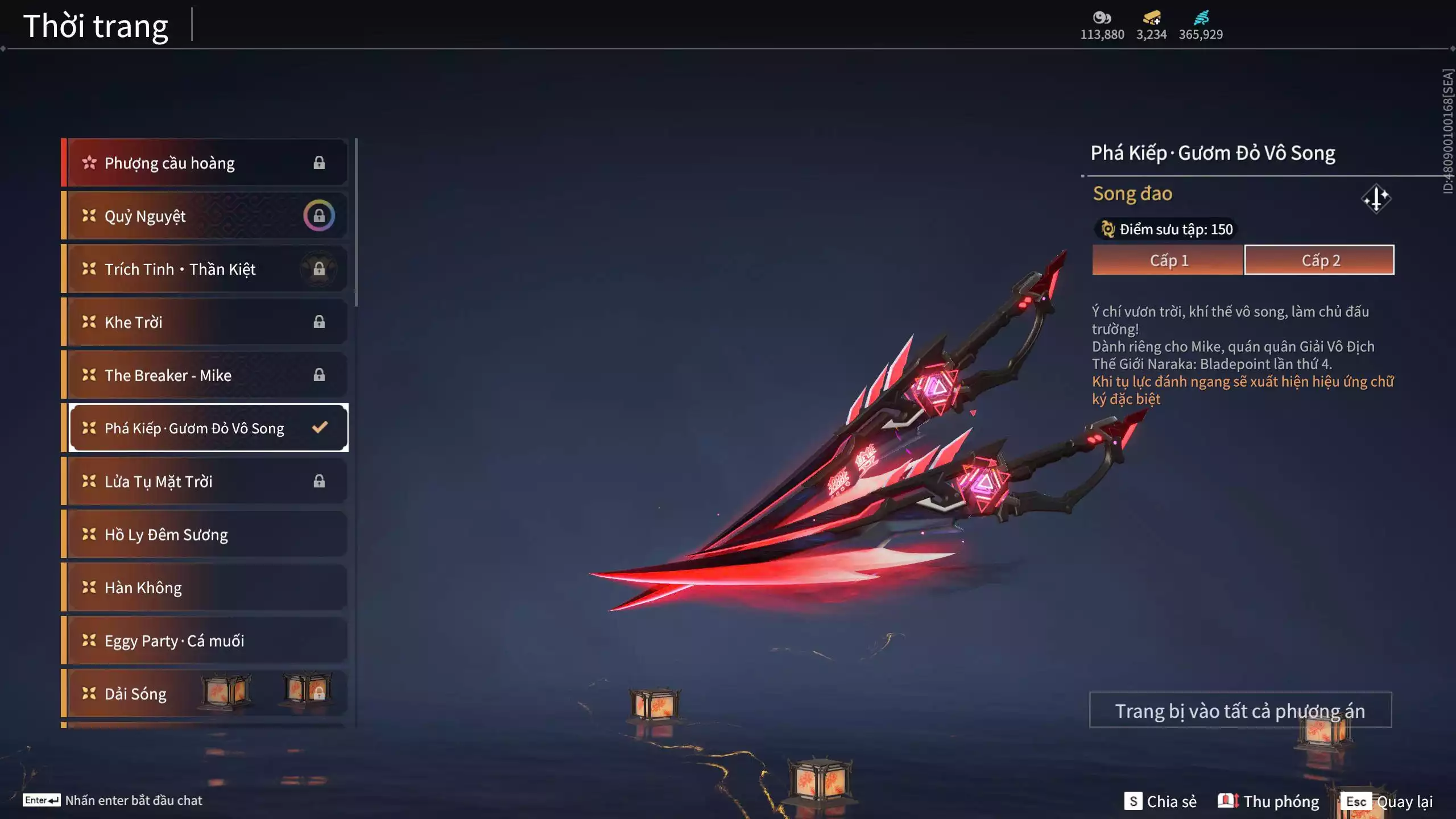 Ảnh Acc 609: ***Acc Vip-Sẵn 3200 Vàng***