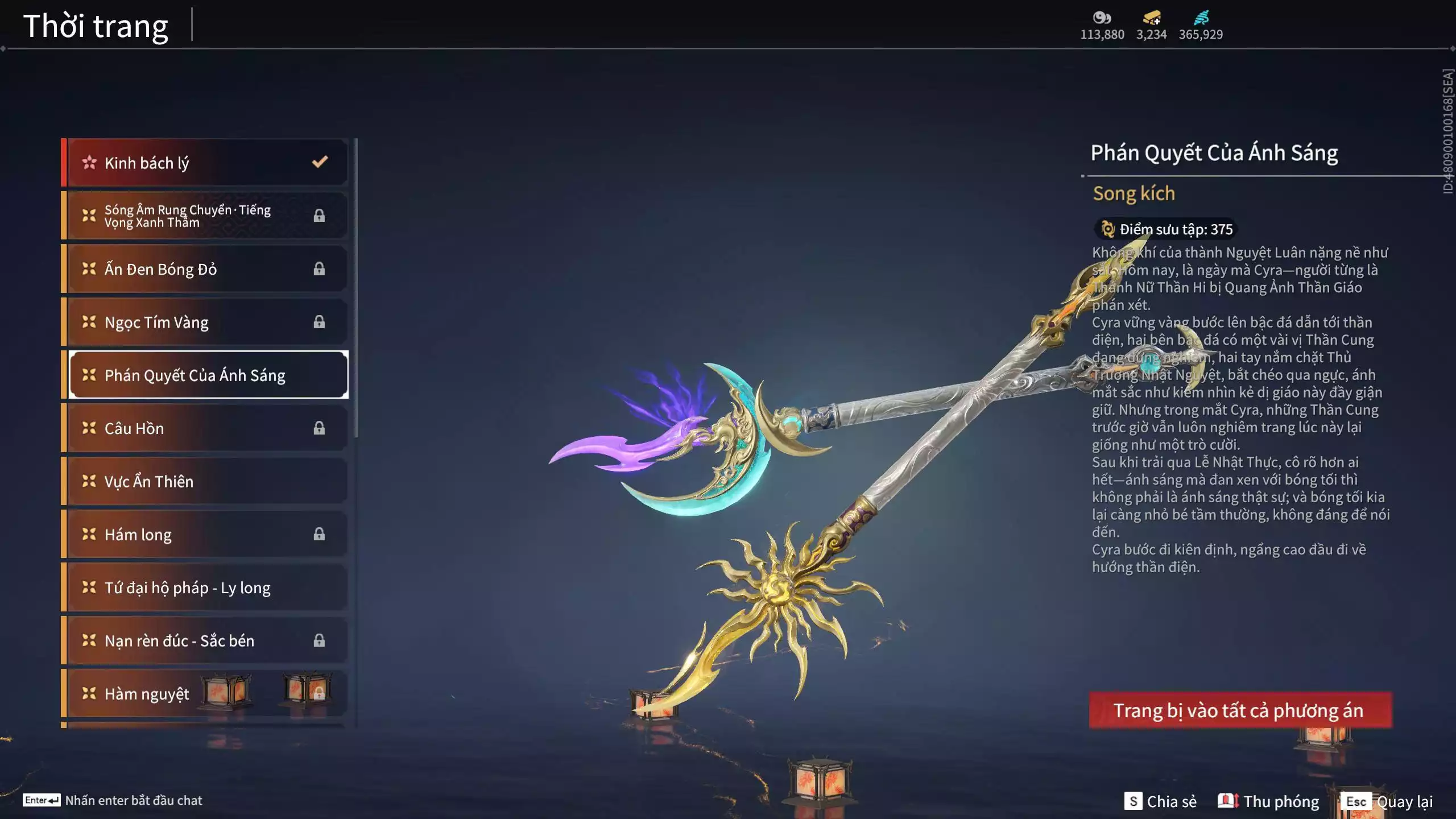 Ảnh Acc 609: ***Acc Vip-Sẵn 3200 Vàng***