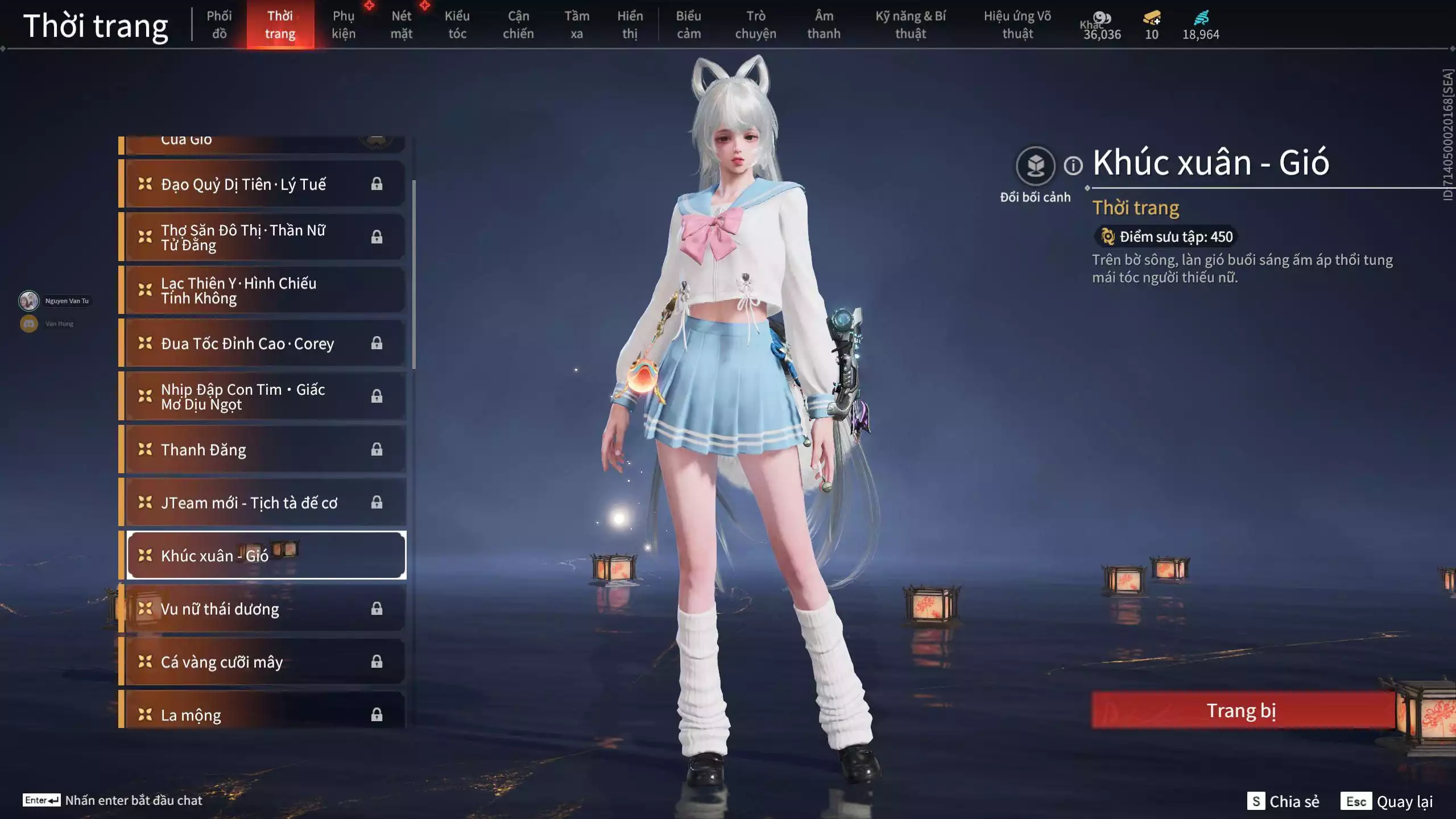 Ảnh Acc 681: 5 Vũ khí đỏ, 2 Trang phục đỏ