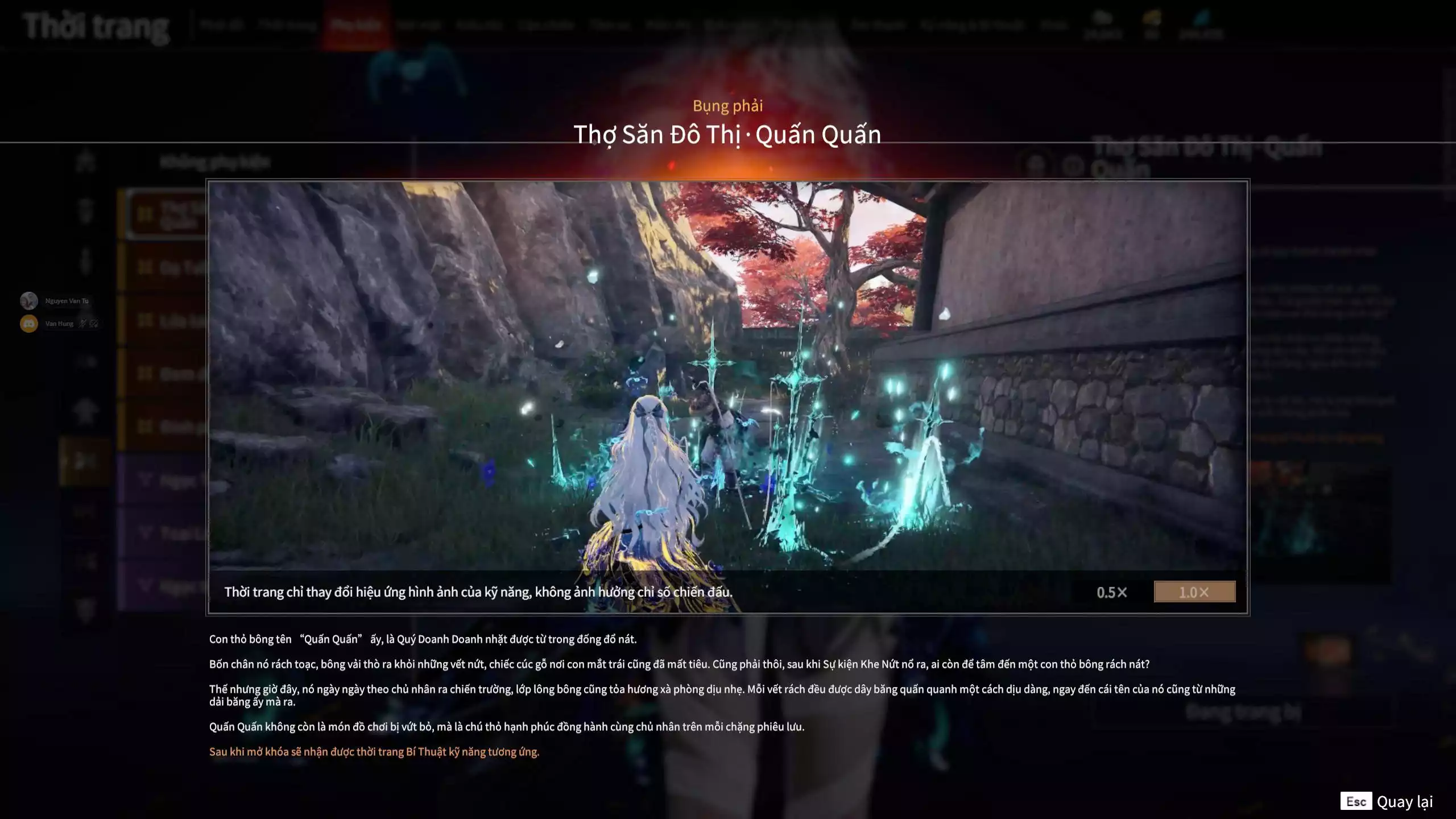 Ảnh Acc 412: 8 Vũ khí đỏ, 5 Trang phục đỏ