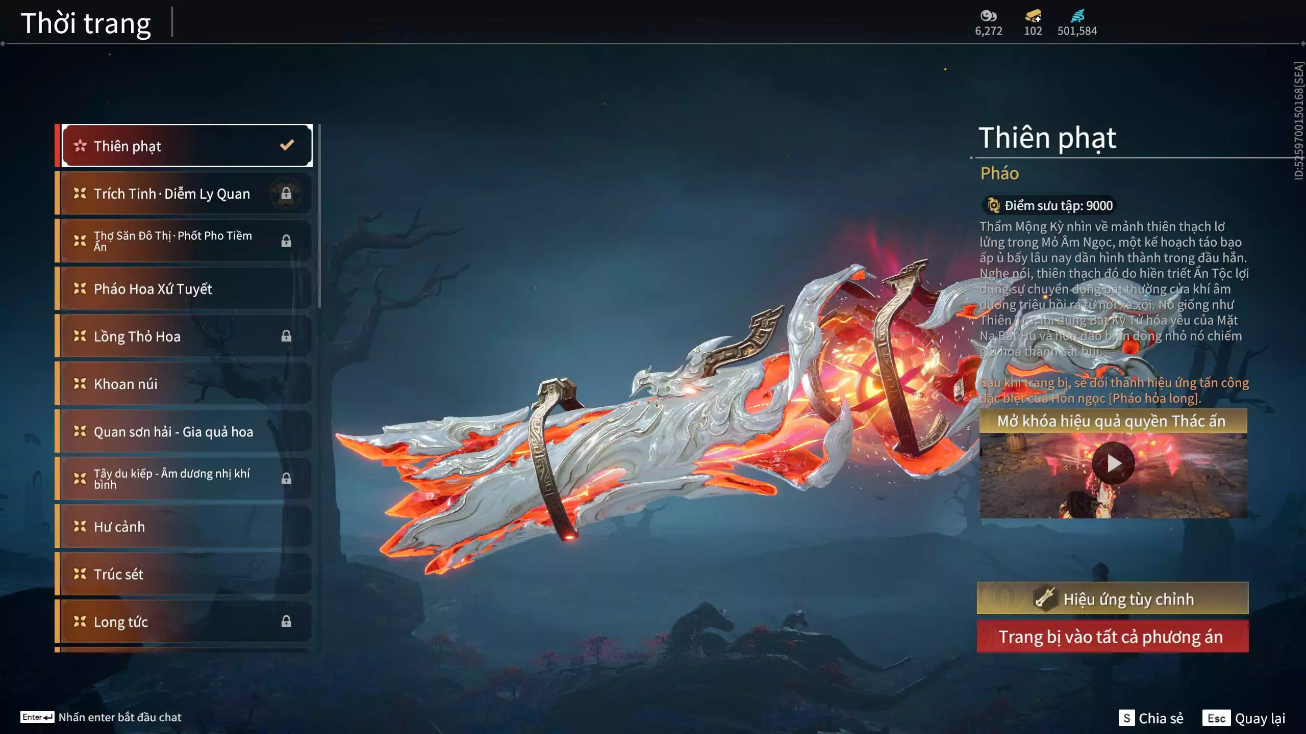 Ảnh Acc 678:10 Vũ khí đỏ, 10 Trang phục đỏ