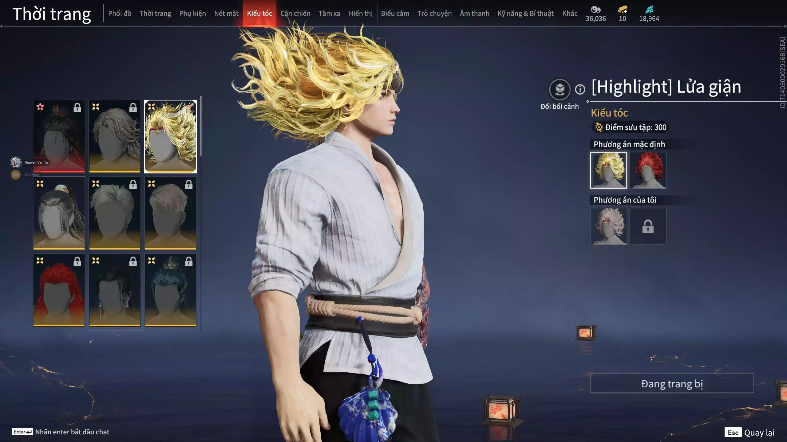 Ảnh Acc 681: 5 Vũ khí đỏ, 2 Trang phục đỏ