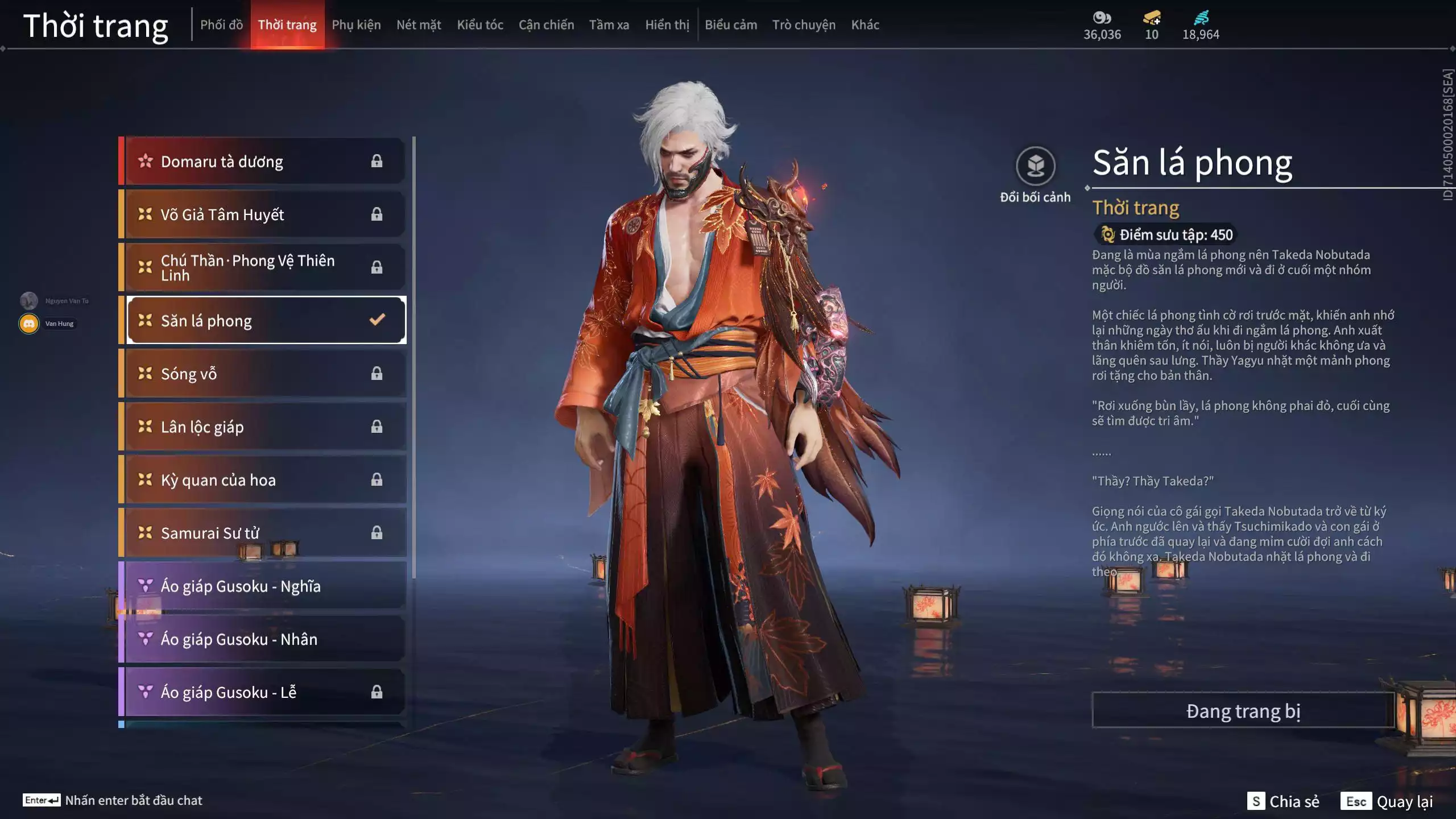 Ảnh Acc 681: 5 Vũ khí đỏ, 2 Trang phục đỏ