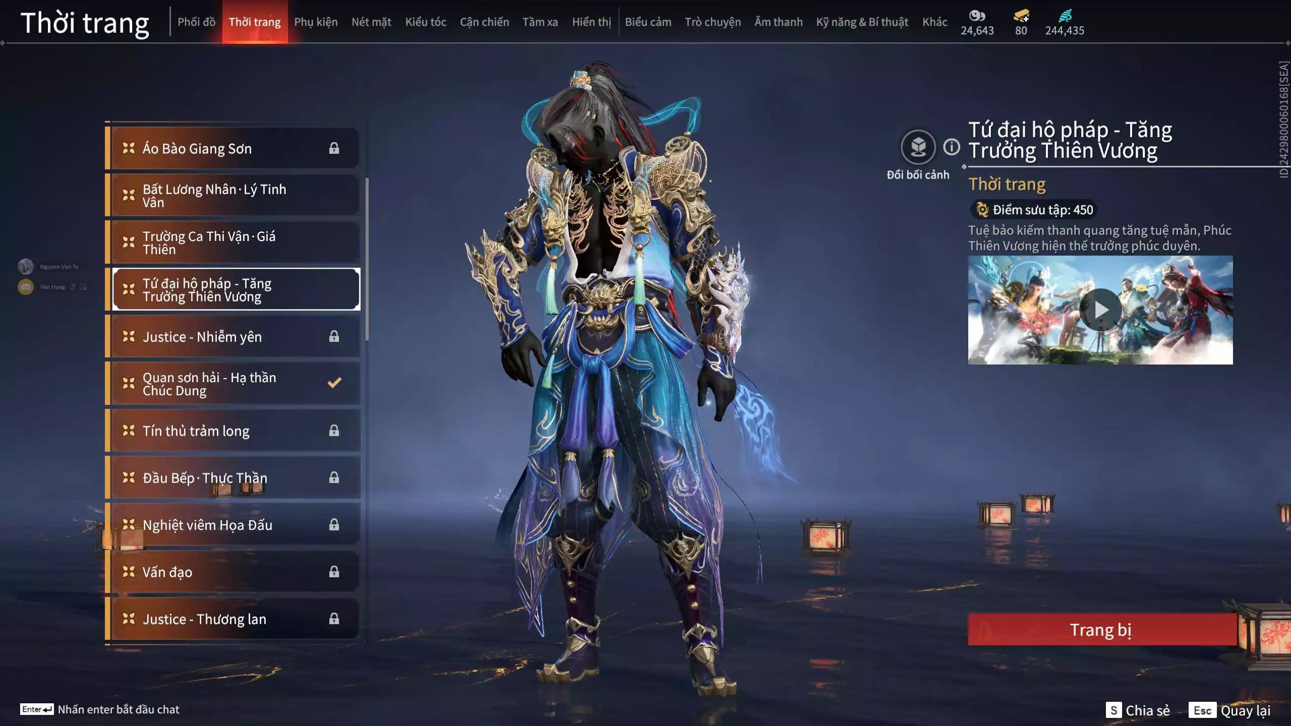 Ảnh Acc 412: 8 Vũ khí đỏ, 5 Trang phục đỏ