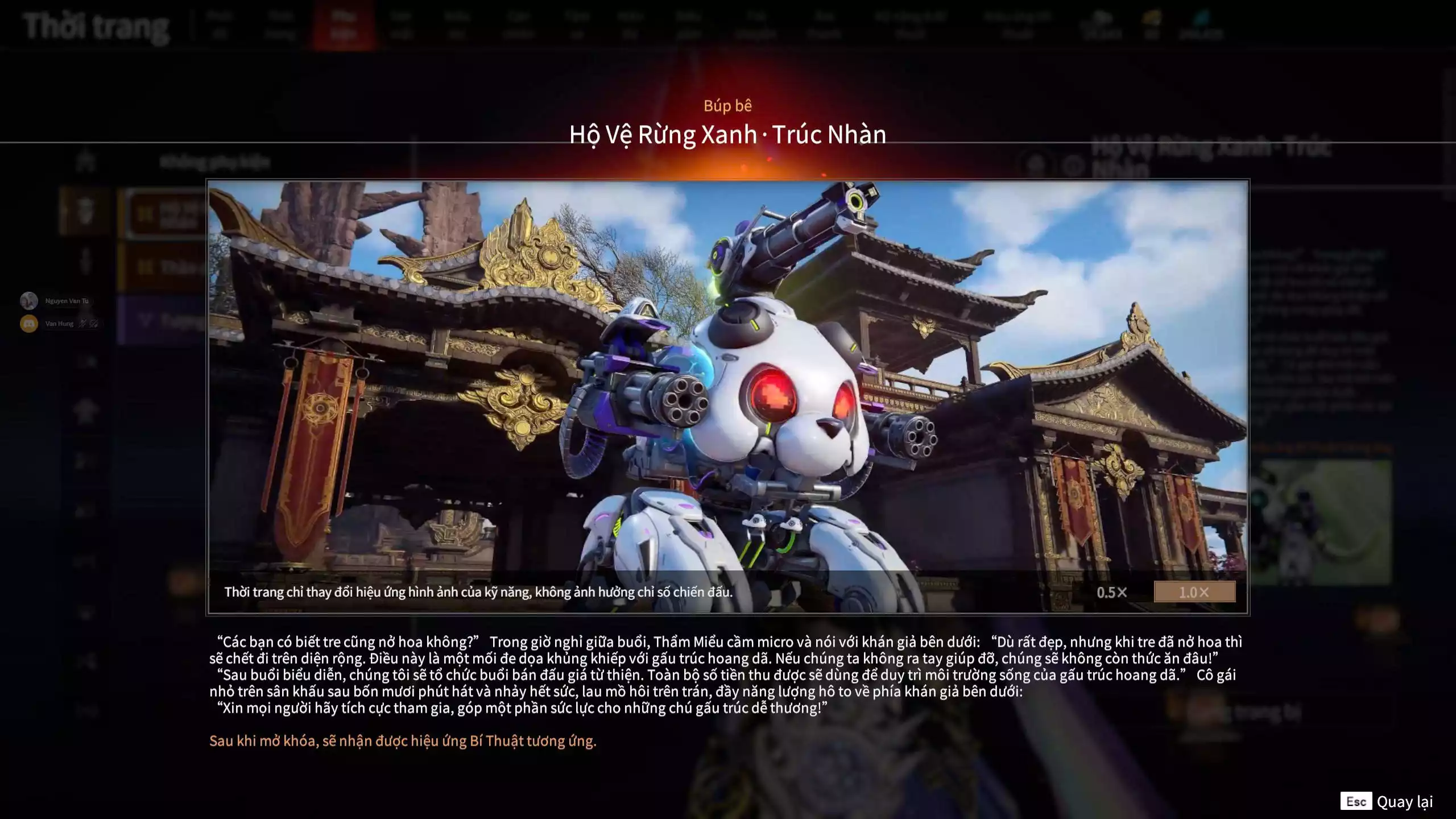 Ảnh Acc 412: 8 Vũ khí đỏ, 5 Trang phục đỏ