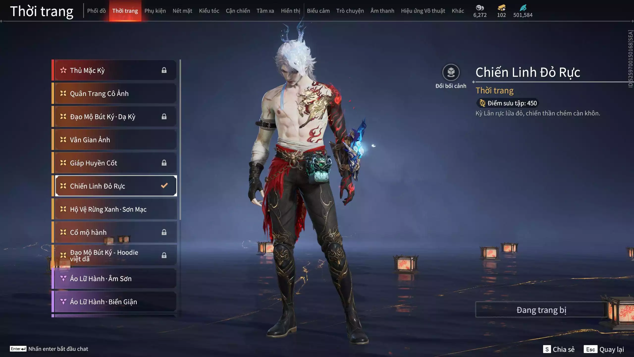 Ảnh Acc 678:10 Vũ khí đỏ, 10 Trang phục đỏ