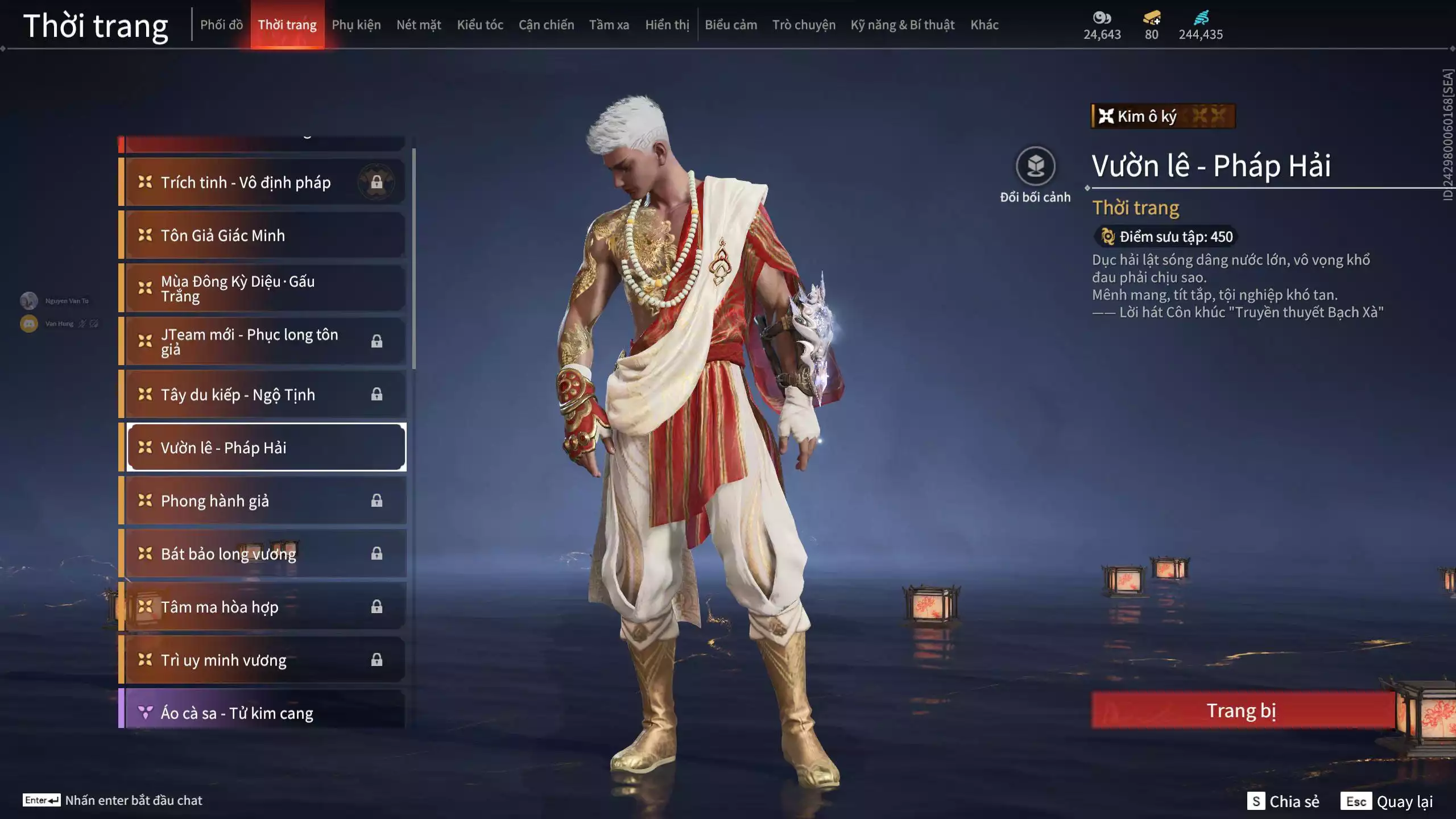 Ảnh Acc 412: 8 Vũ khí đỏ, 5 Trang phục đỏ