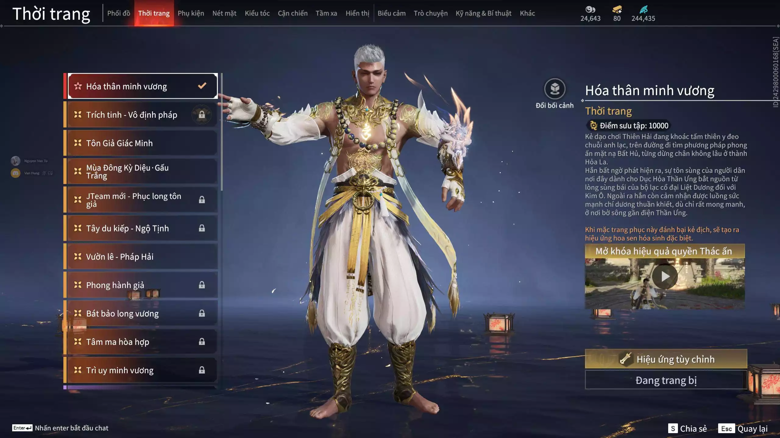 Ảnh Acc 412: 8 Vũ khí đỏ, 5 Trang phục đỏ