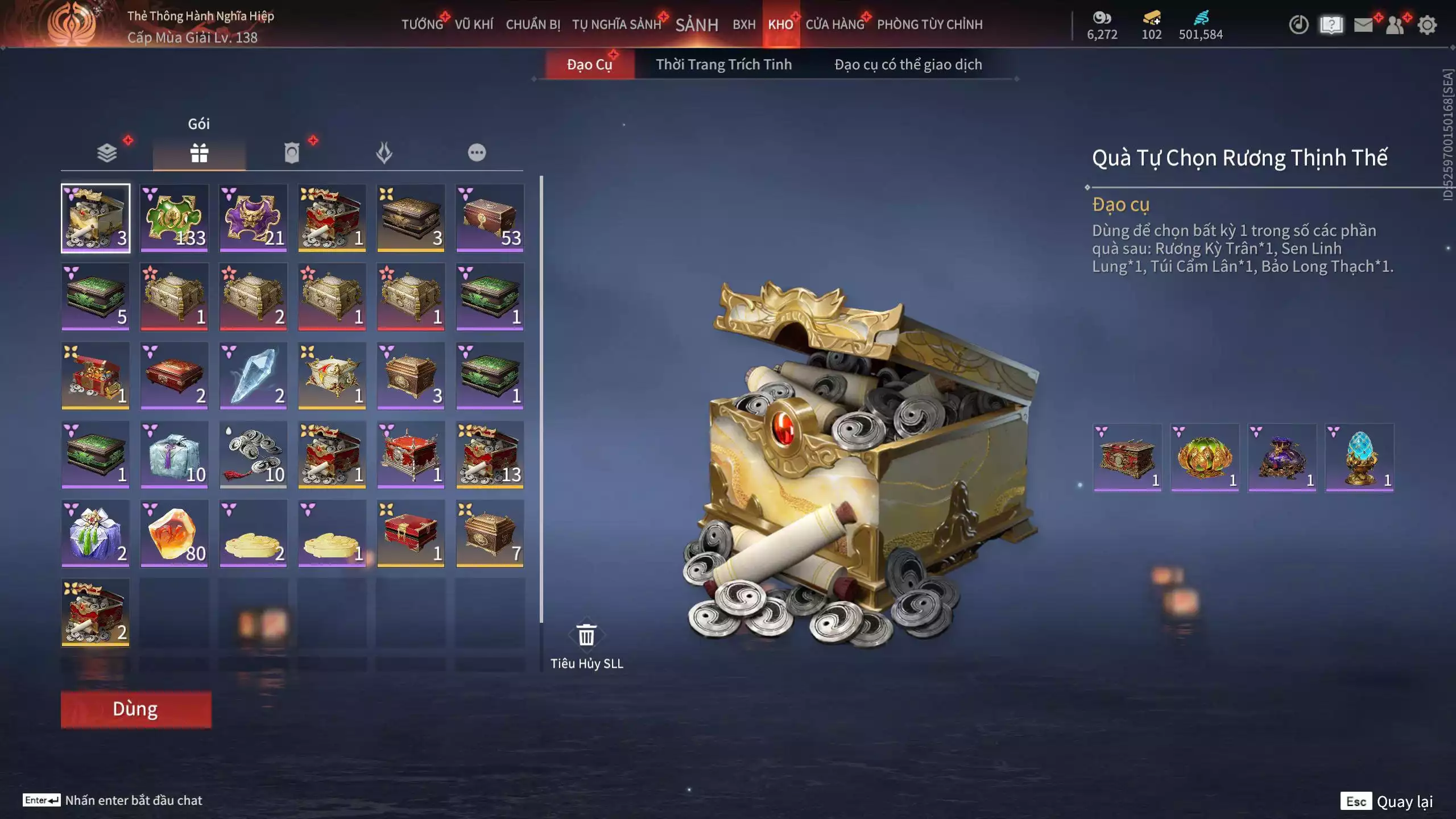 Ảnh Acc 678:10 Vũ khí đỏ, 10 Trang phục đỏ