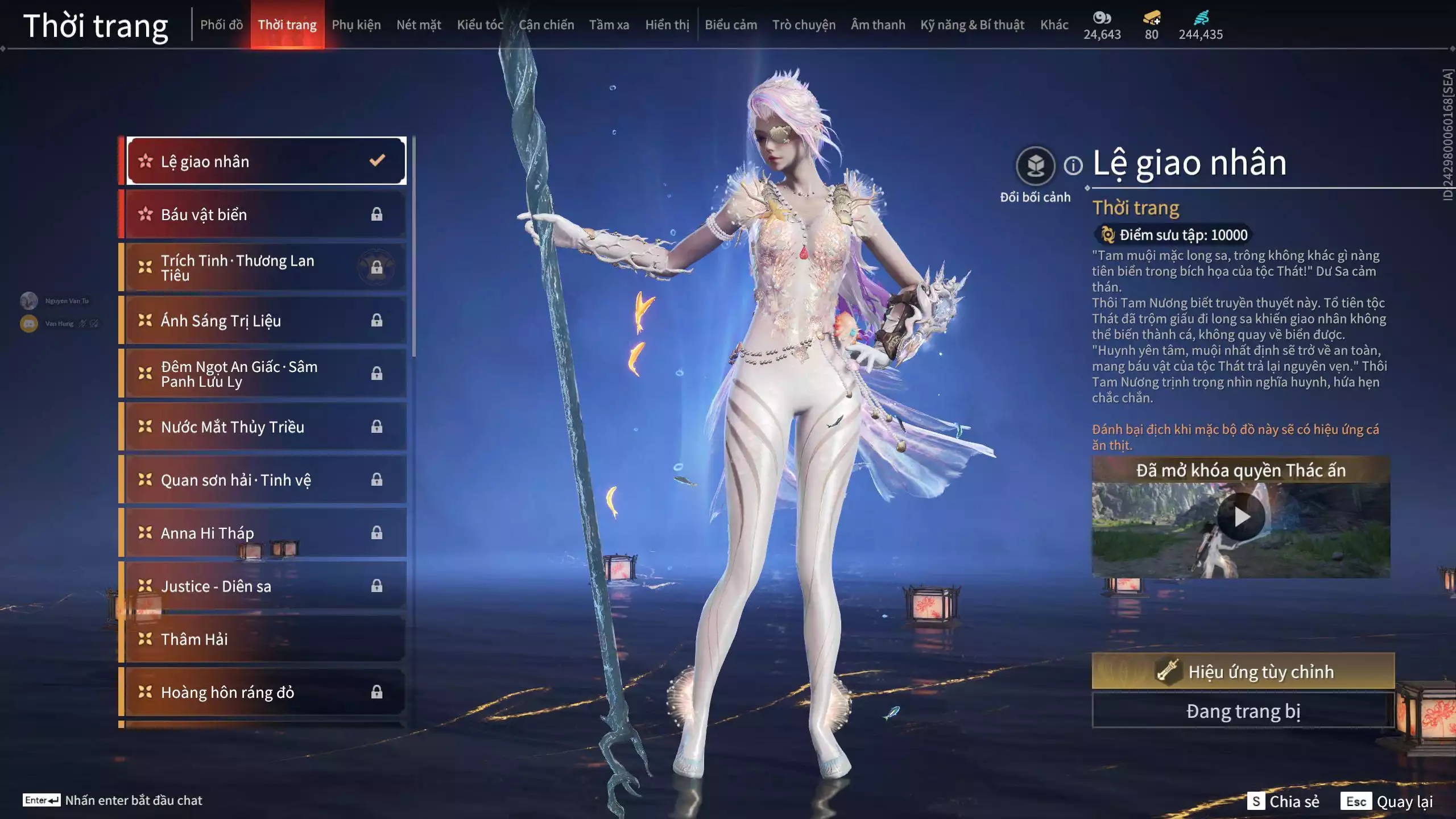 Ảnh Acc 412: 8 Vũ khí đỏ, 5 Trang phục đỏ