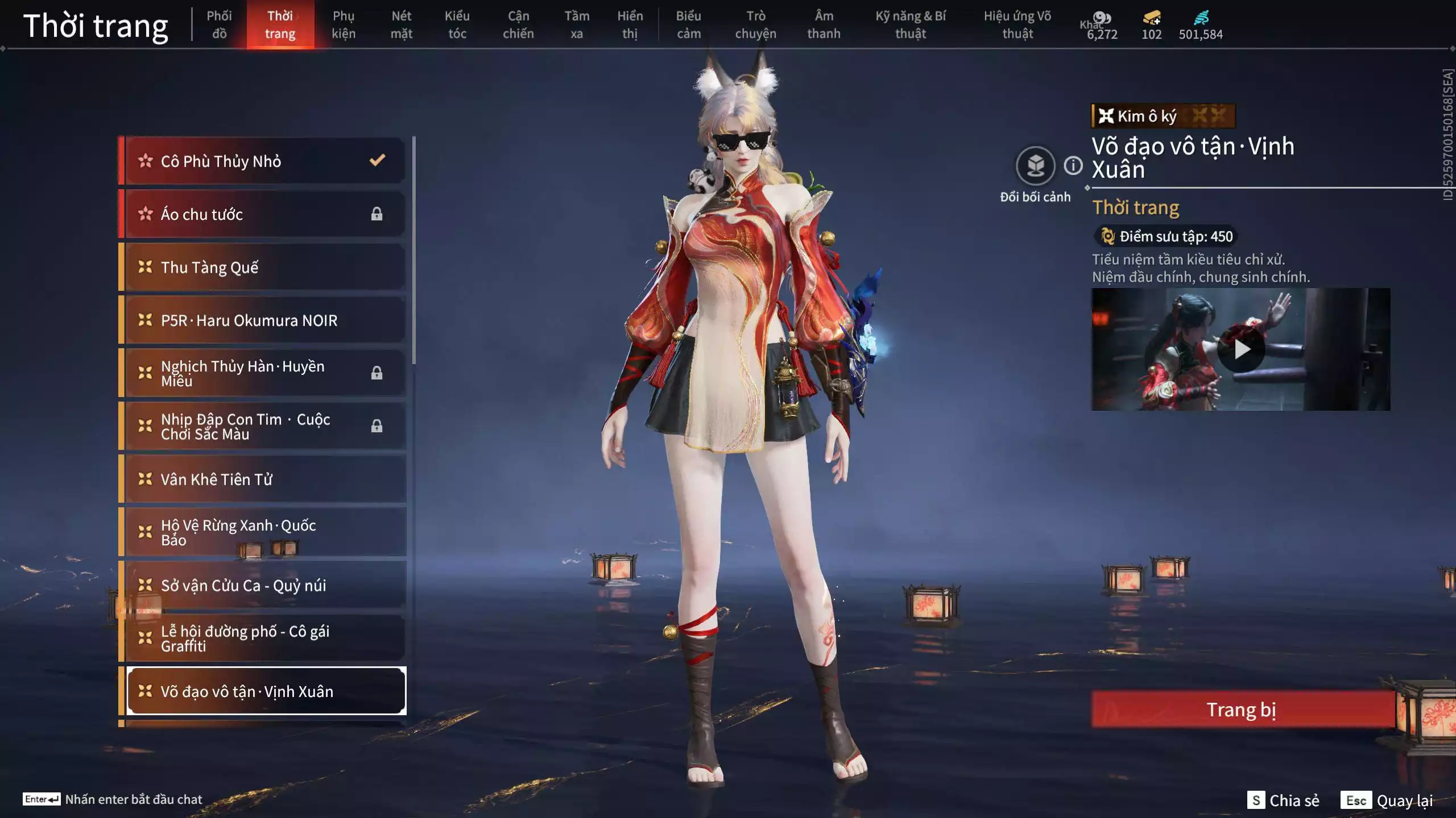 Ảnh Acc 678:10 Vũ khí đỏ, 10 Trang phục đỏ