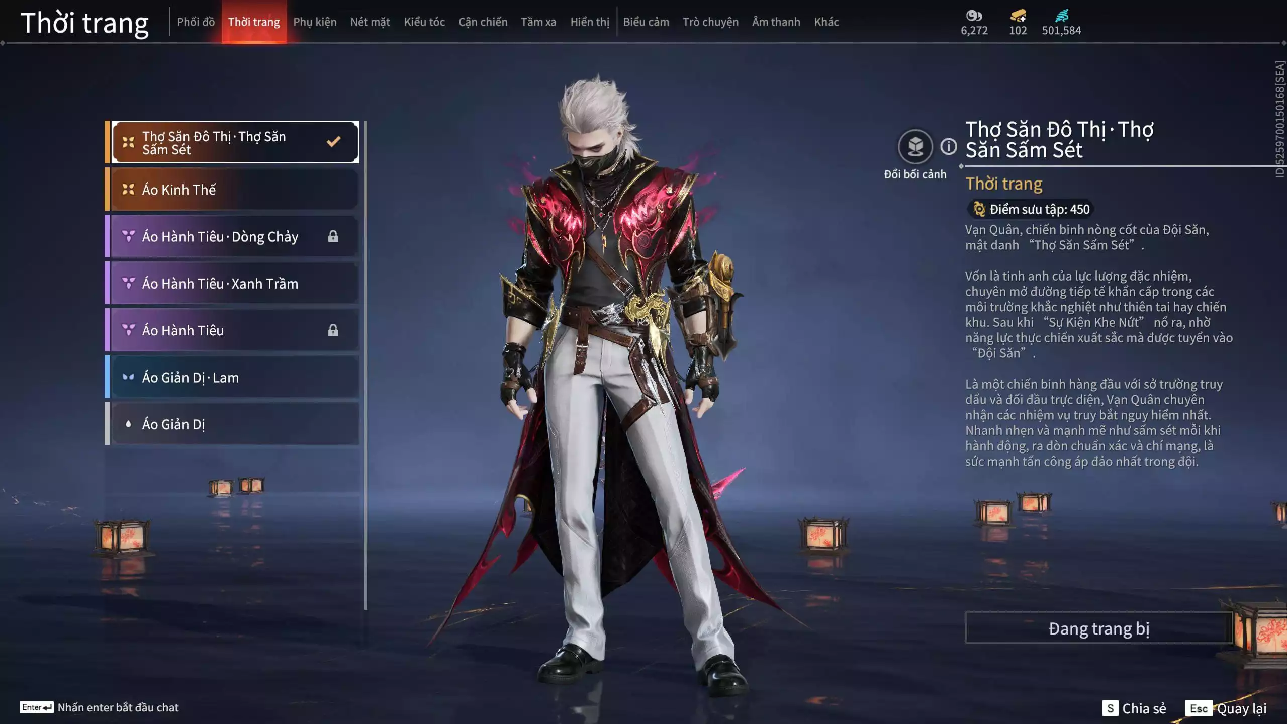 Ảnh Acc 678:10 Vũ khí đỏ, 10 Trang phục đỏ