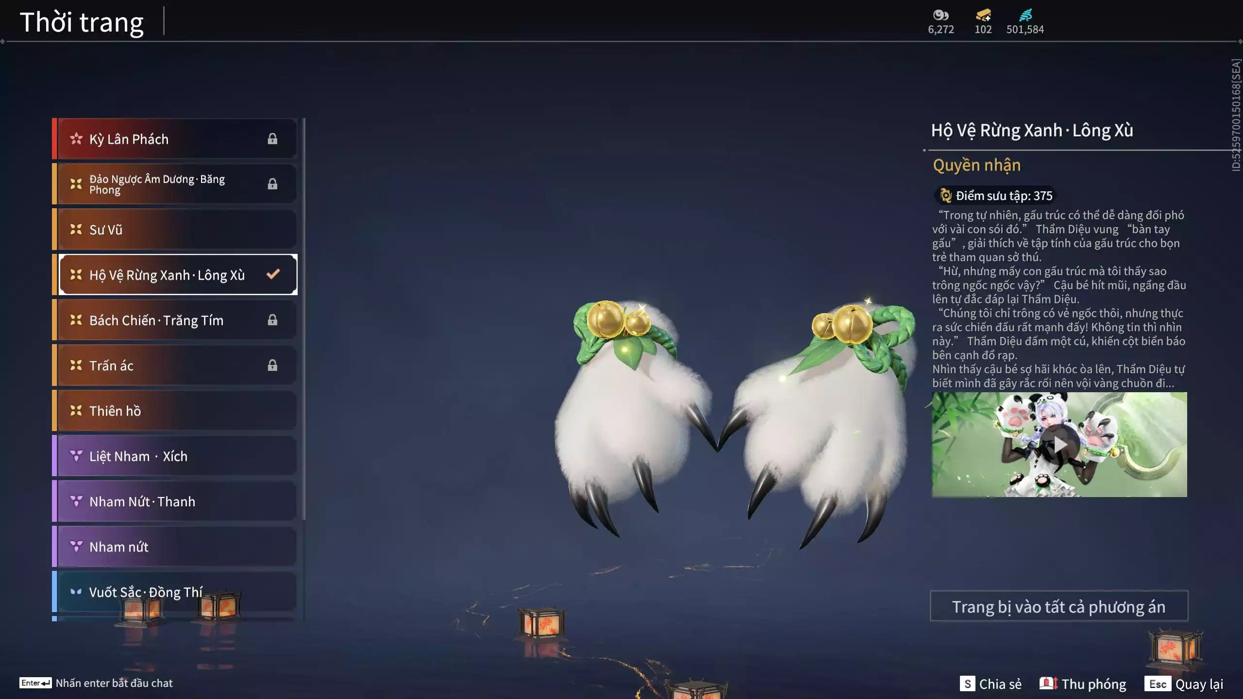 Ảnh Acc 678:10 Vũ khí đỏ, 10 Trang phục đỏ