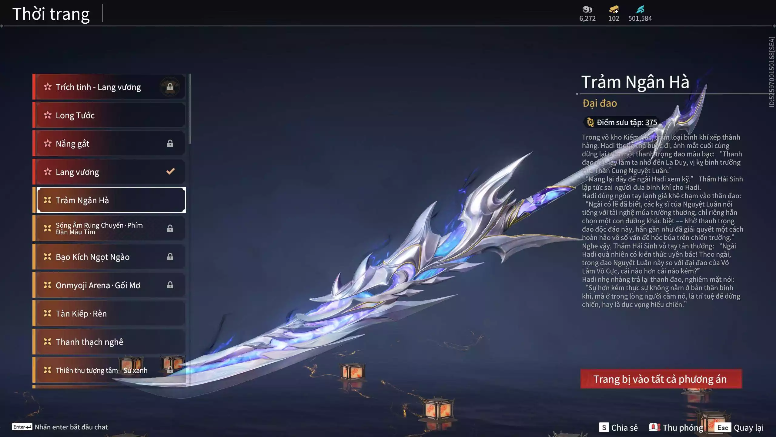 Ảnh Acc 678:10 Vũ khí đỏ, 10 Trang phục đỏ