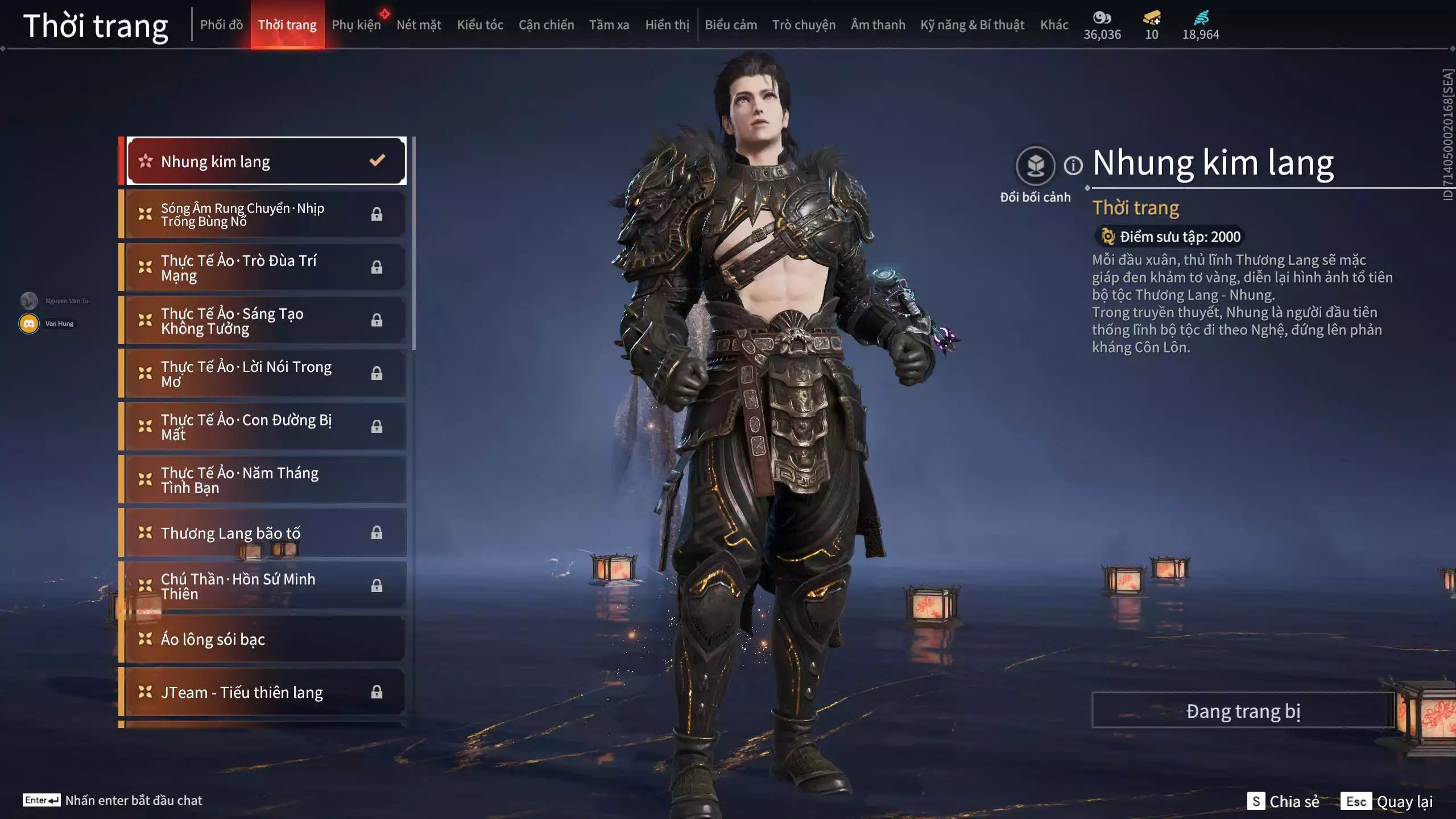 Ảnh Acc 681: 5 Vũ khí đỏ, 2 Trang phục đỏ