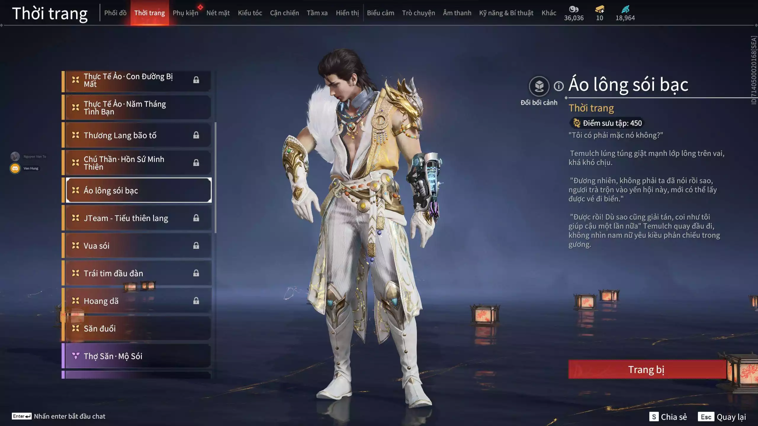 Ảnh Acc 681: 5 Vũ khí đỏ, 2 Trang phục đỏ