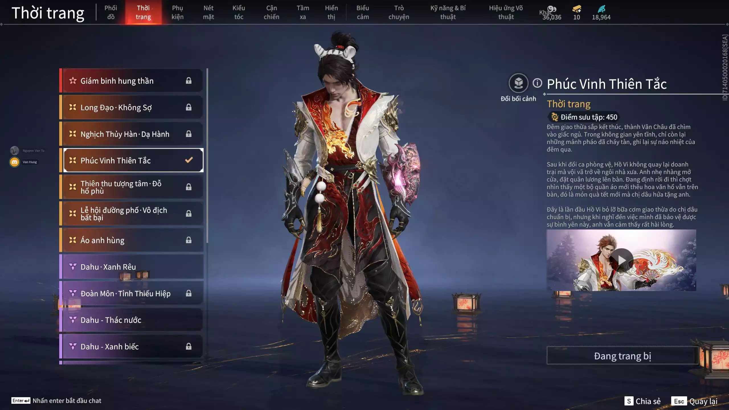 Ảnh Acc 681: 5 Vũ khí đỏ, 2 Trang phục đỏ