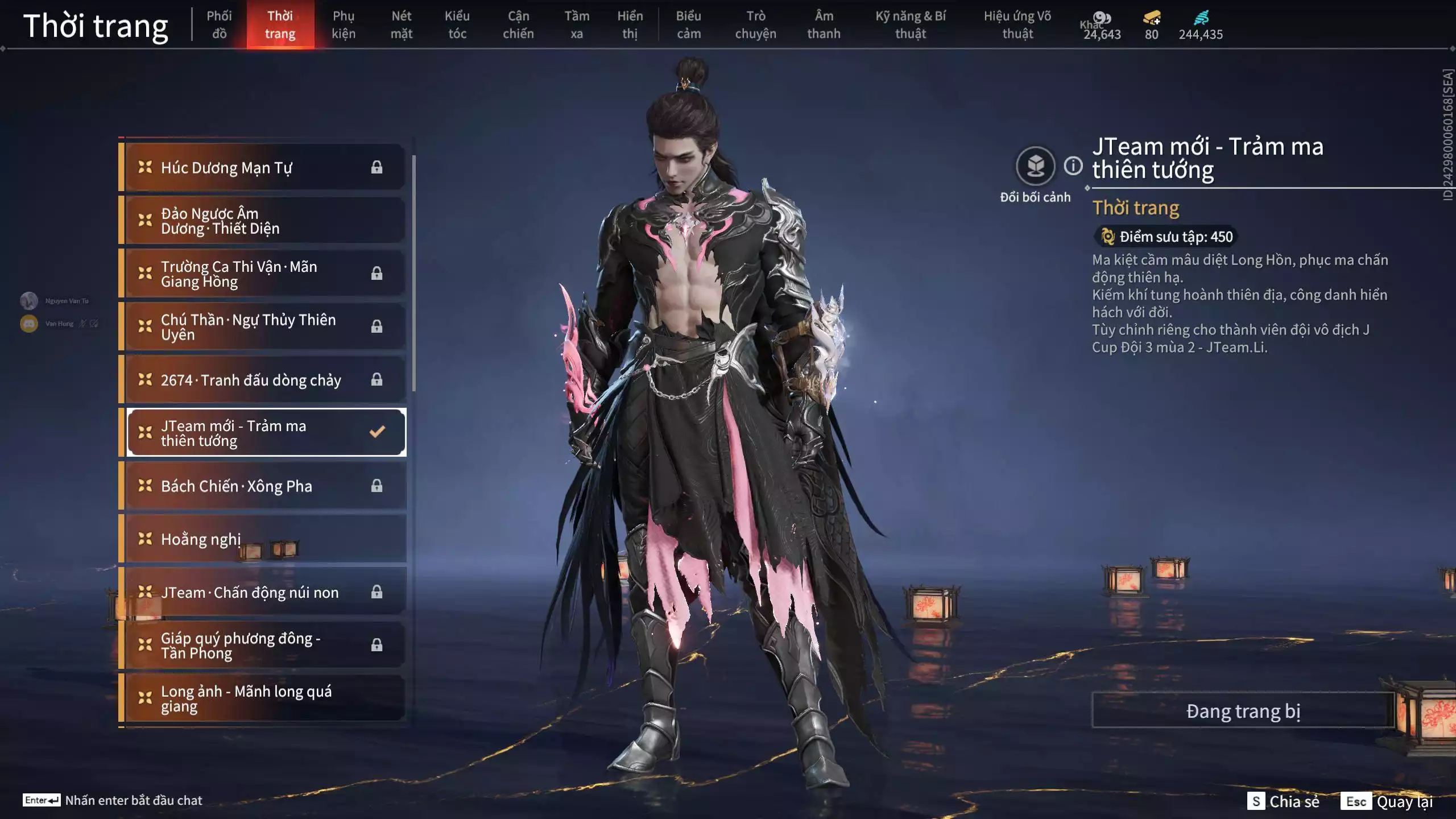 Ảnh Acc 412: 8 Vũ khí đỏ, 5 Trang phục đỏ