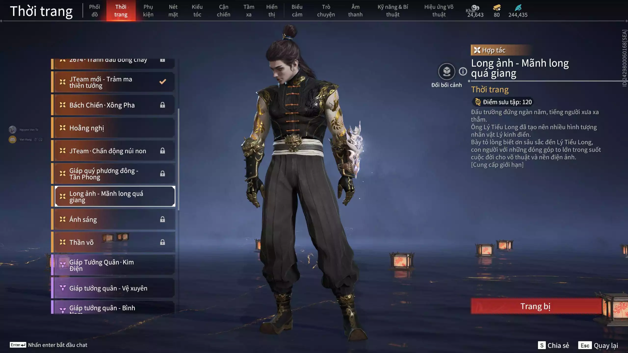 Ảnh Acc 412: 8 Vũ khí đỏ, 5 Trang phục đỏ