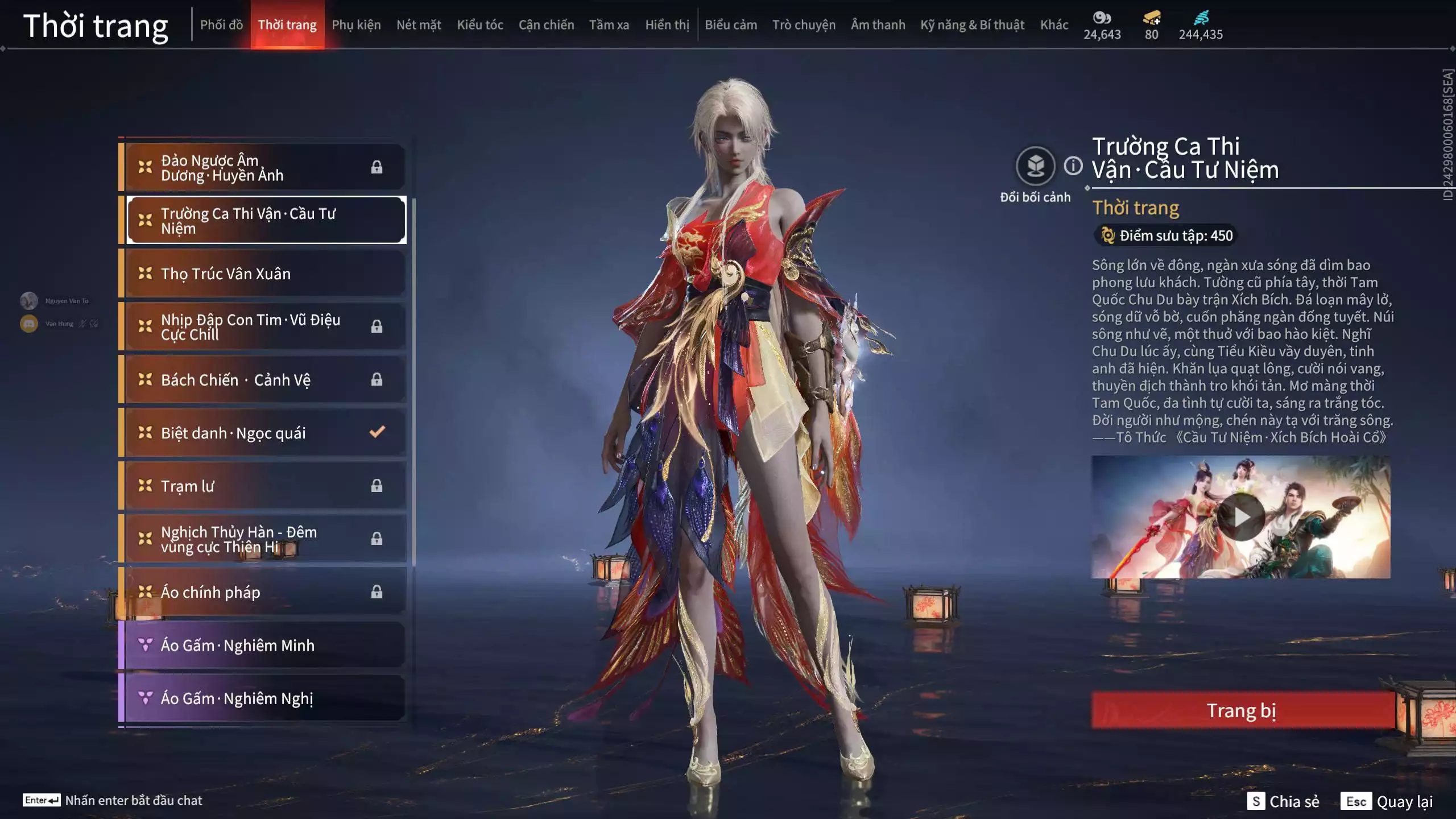 Ảnh Acc 412: 8 Vũ khí đỏ, 5 Trang phục đỏ