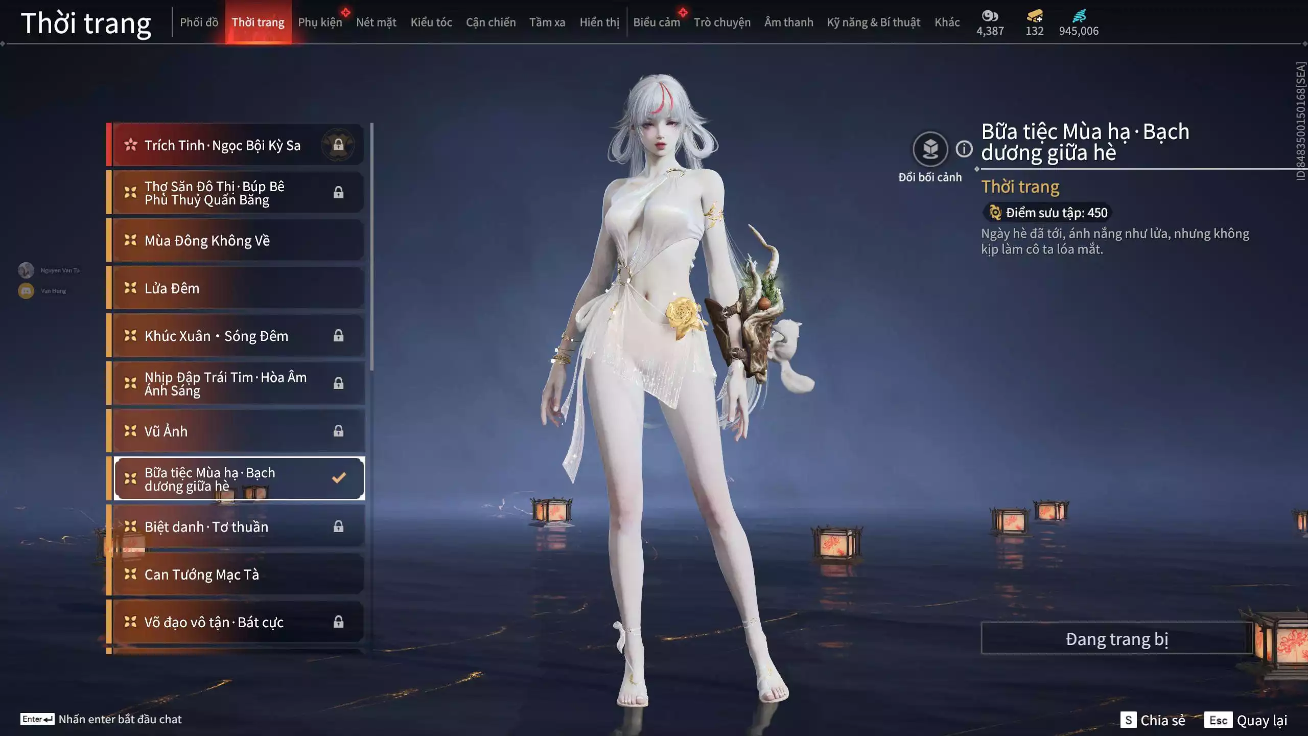 Ảnh Acc 664: 7 Vũ khí đỏ, 5 Trang phục đỏ