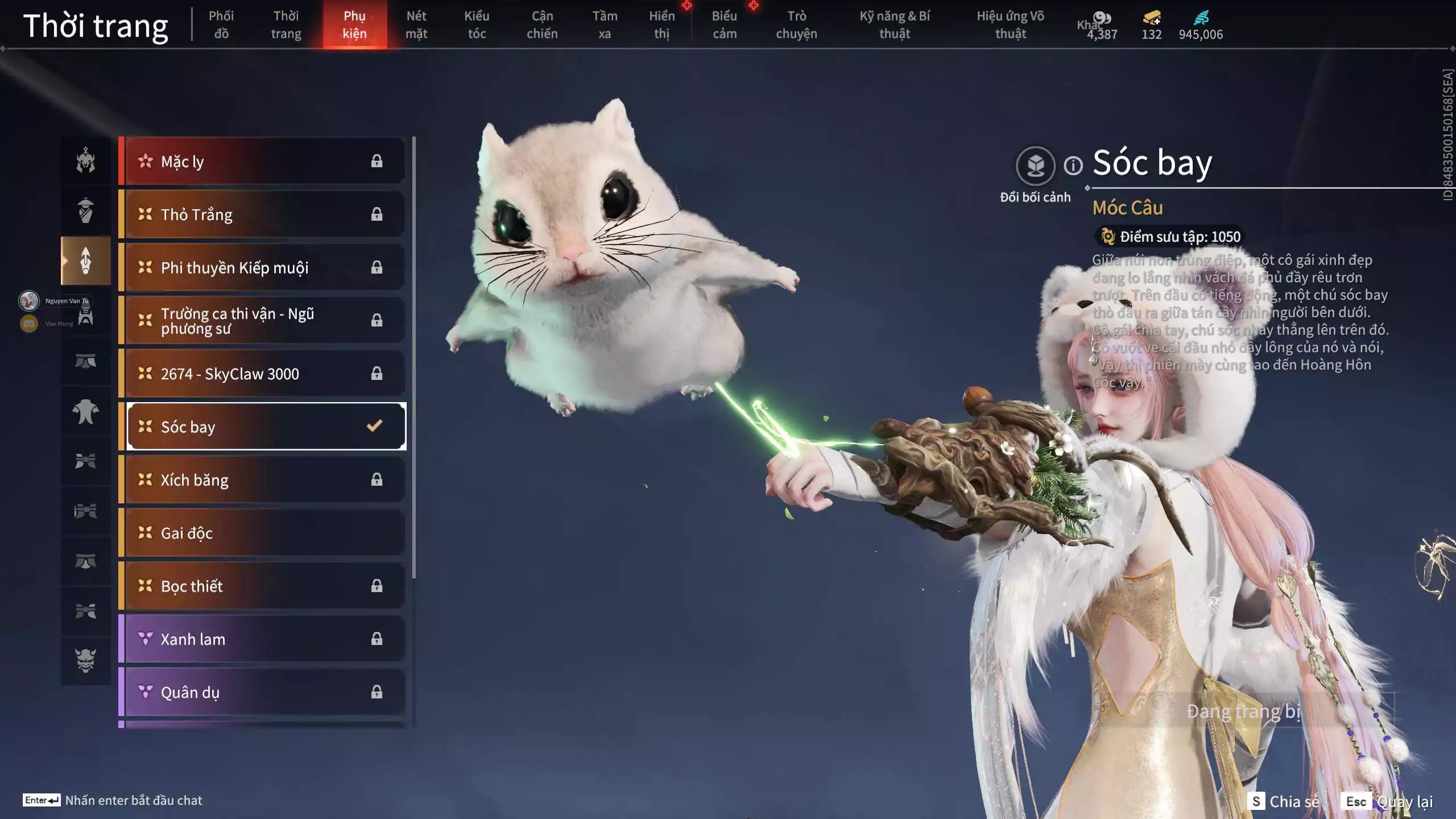 Ảnh Acc 664: 7 Vũ khí đỏ, 5 Trang phục đỏ