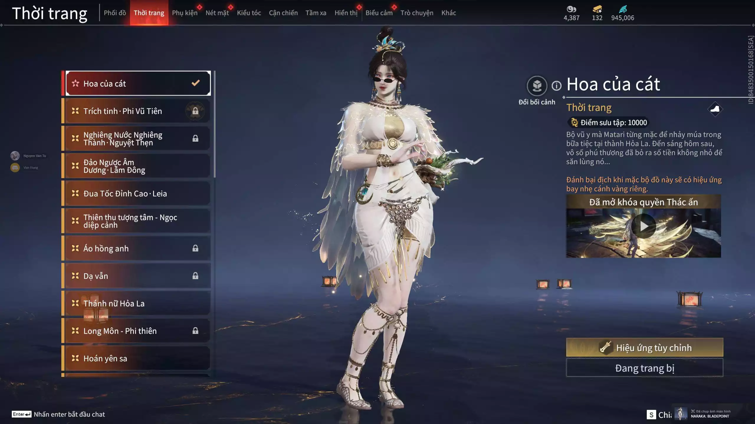 Ảnh Acc 664: 7 Vũ khí đỏ, 5 Trang phục đỏ