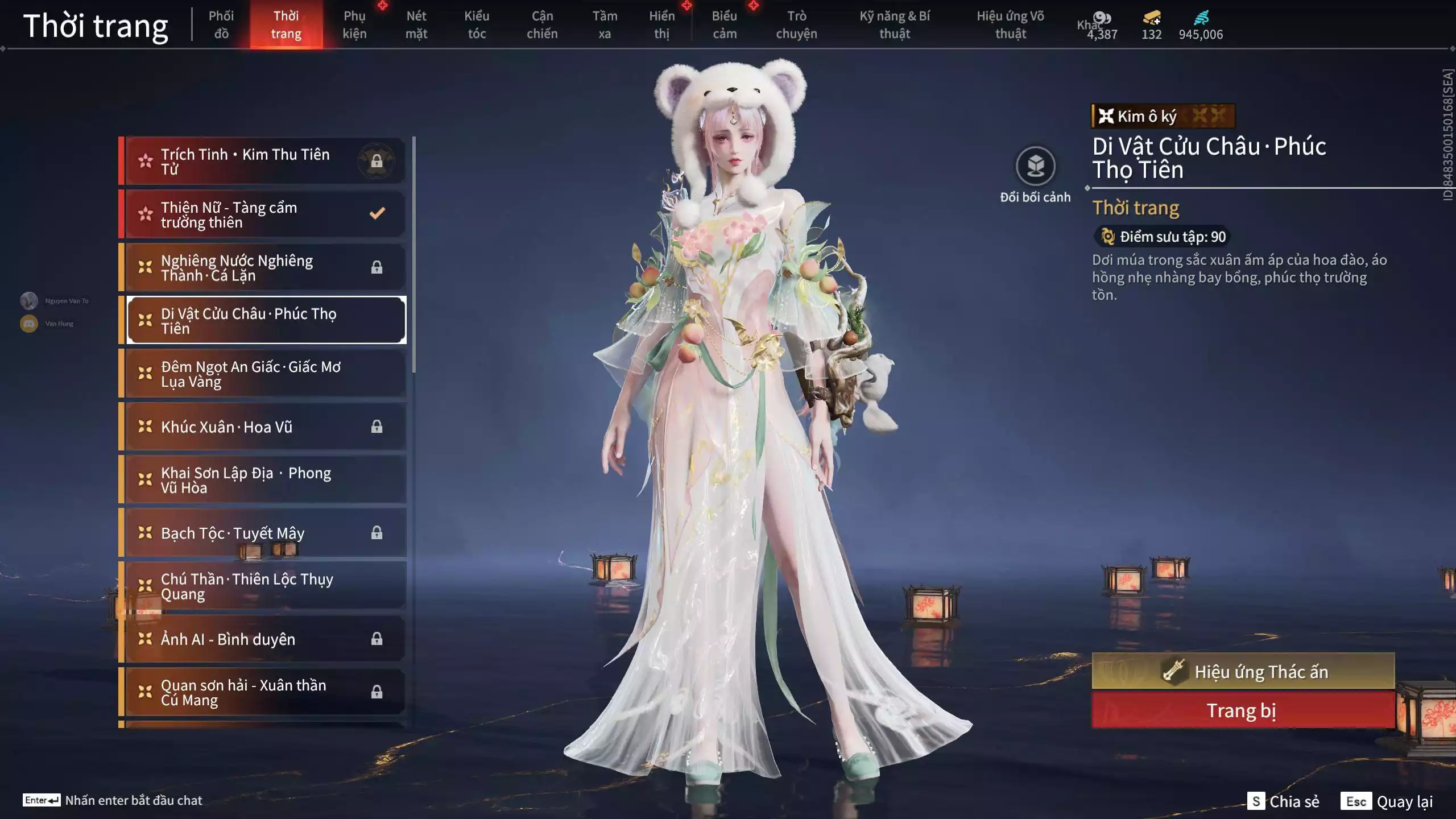 Ảnh Acc 664: 7 Vũ khí đỏ, 5 Trang phục đỏ