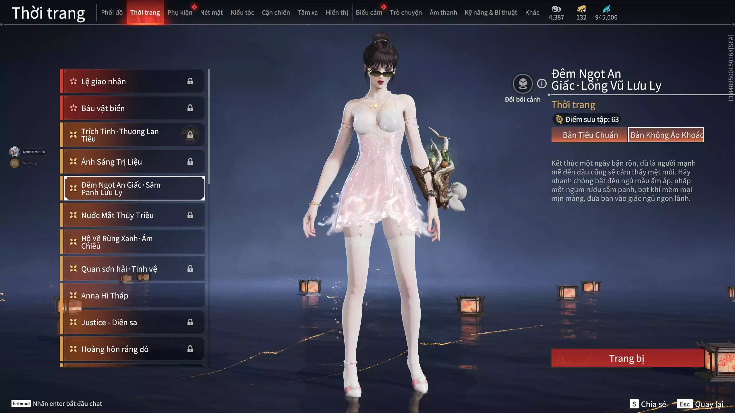 Ảnh Acc 664: 7 Vũ khí đỏ, 5 Trang phục đỏ