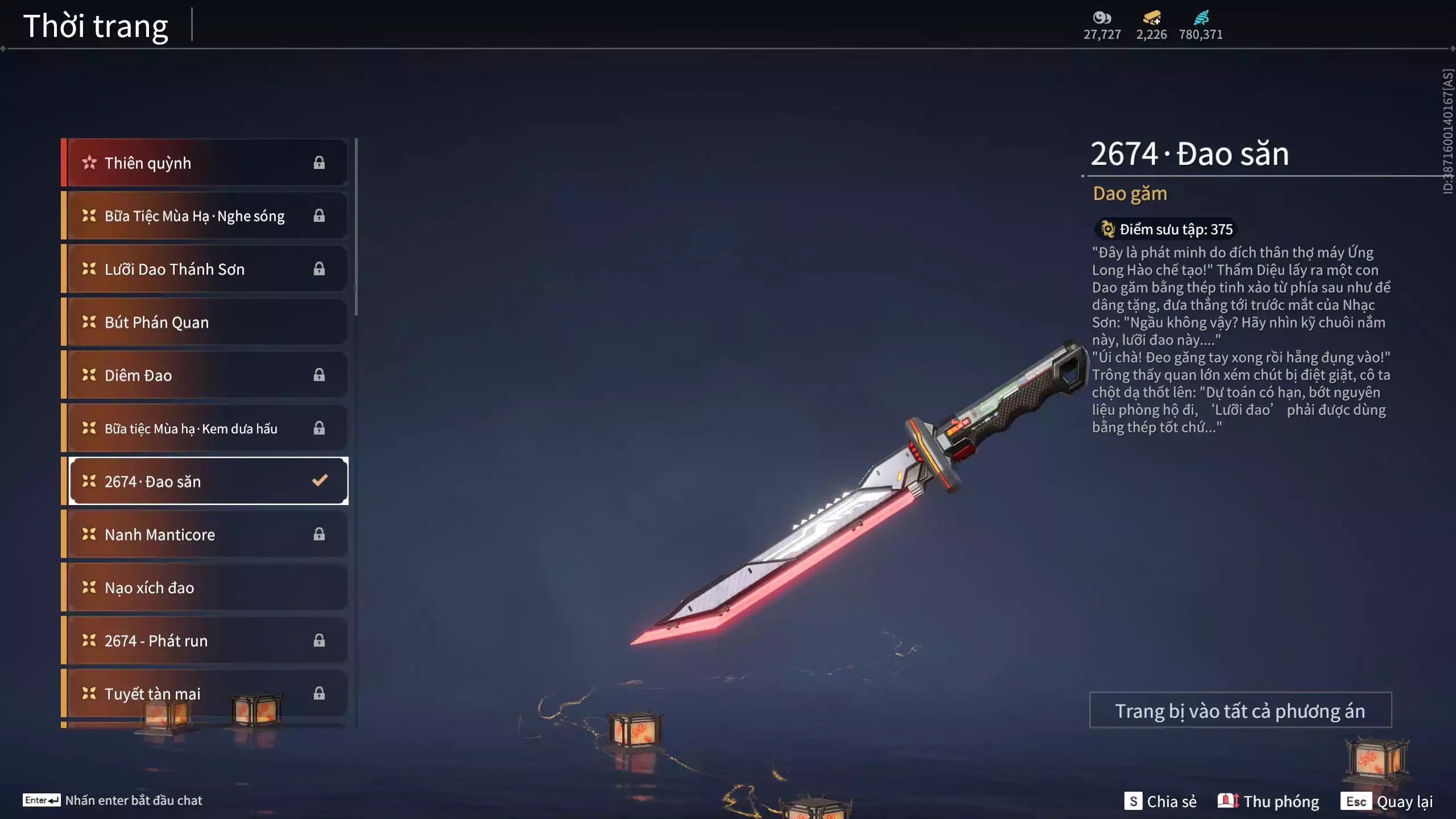 Ảnh Acc 684: ***Siêu Vip Pro***