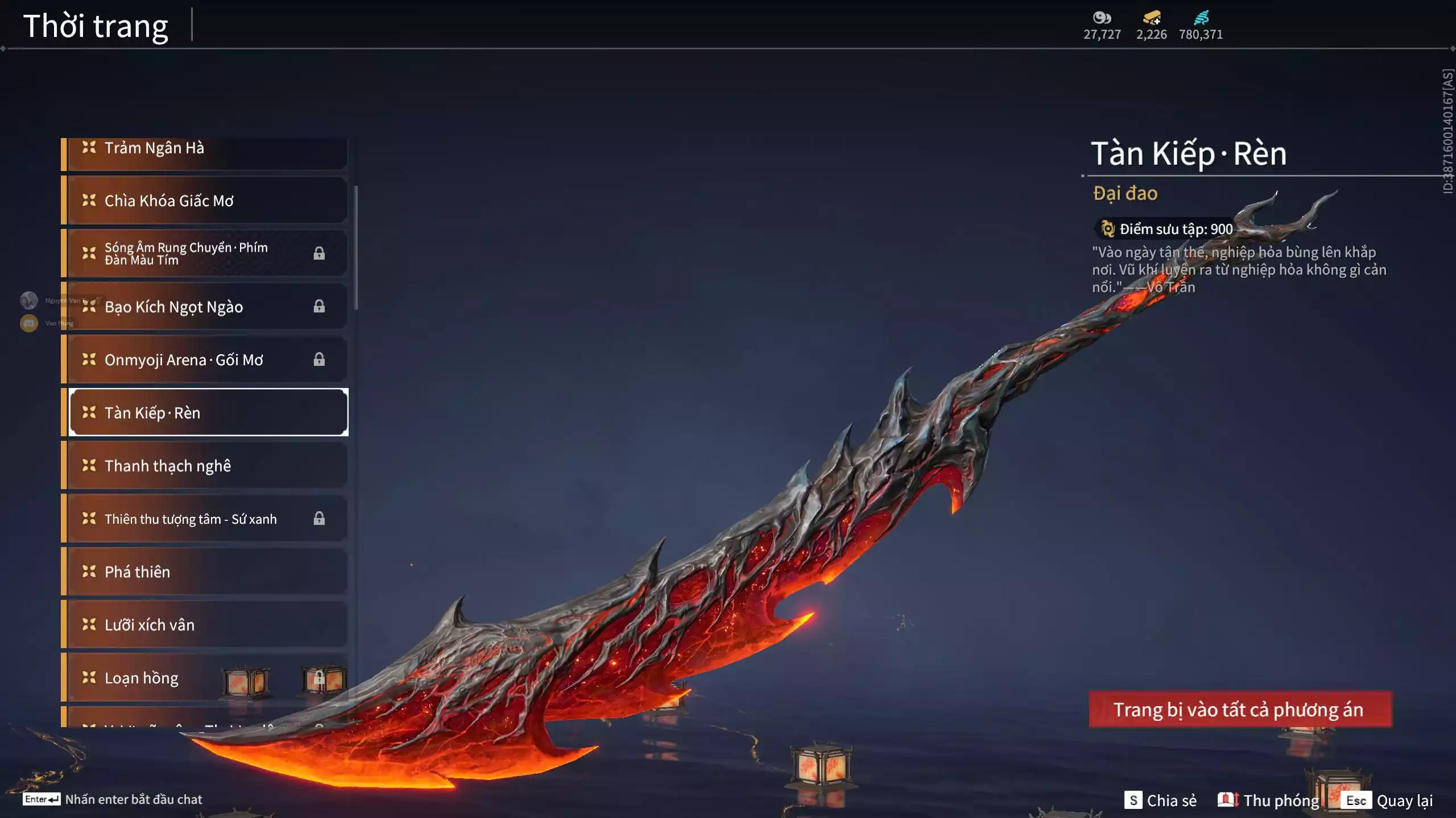 Ảnh Acc 684: ***Siêu Vip Pro***