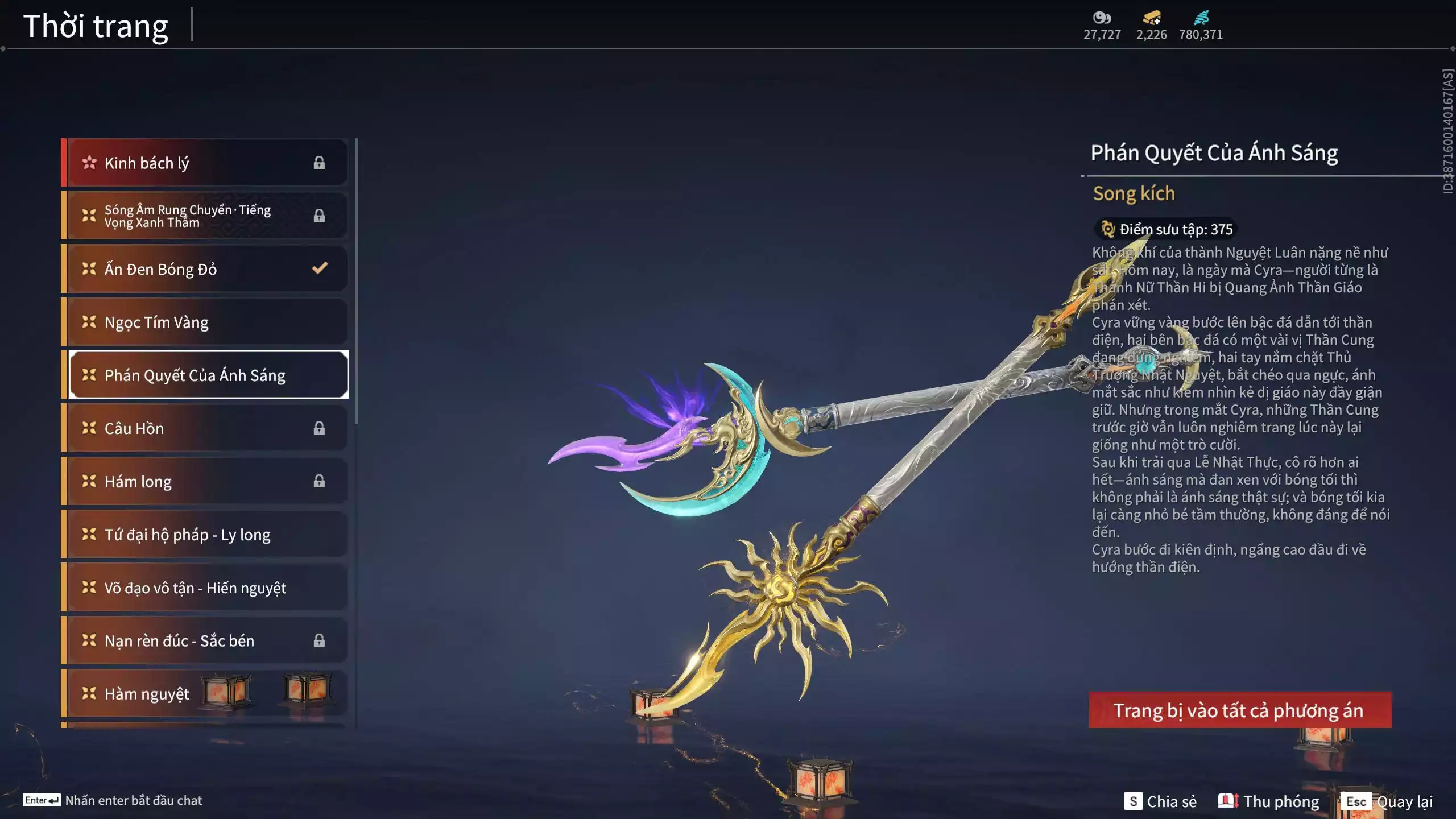 Ảnh Acc 684: ***Siêu Vip Pro***