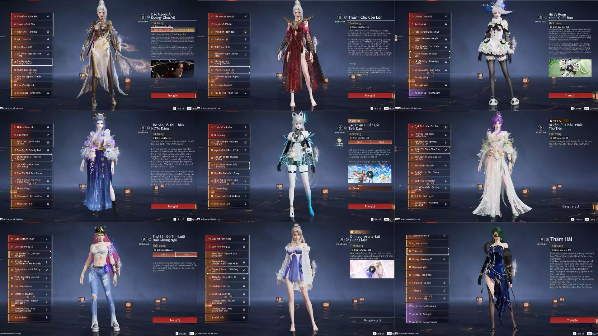 Ảnh Acc 682: 7 Vũ Khí Đỏ -7Trang Phục Đỏ