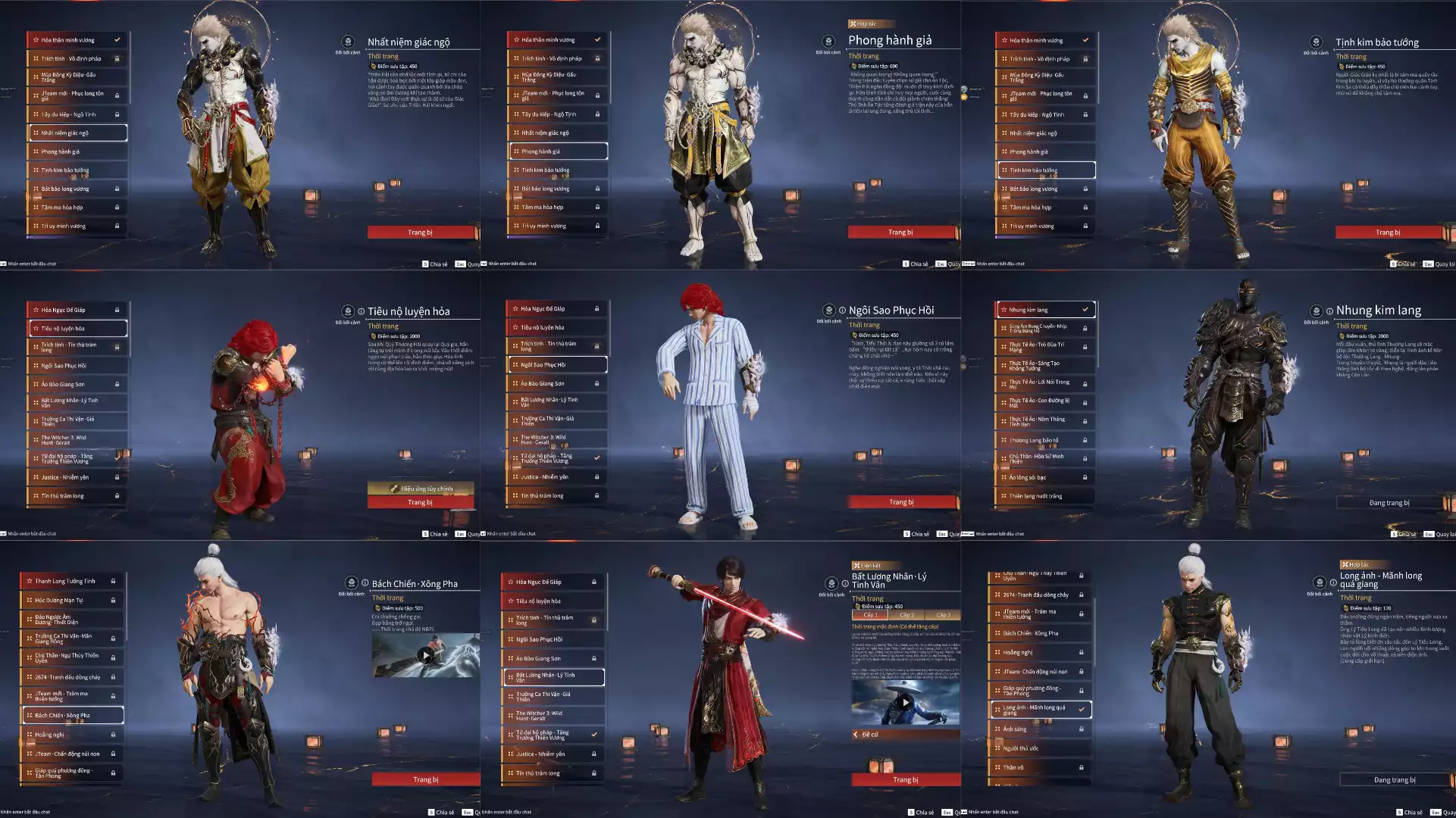 Ảnh Acc 682: 7 Vũ Khí Đỏ -7Trang Phục Đỏ